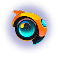 Lente di una fotocamera futuristica con design innovativo, simbolo di tecnologia avanzata e creatività digitale.