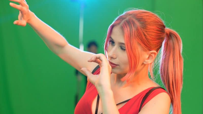 Backstage Luna Dolph - The Lost Echo - Lottie Terry