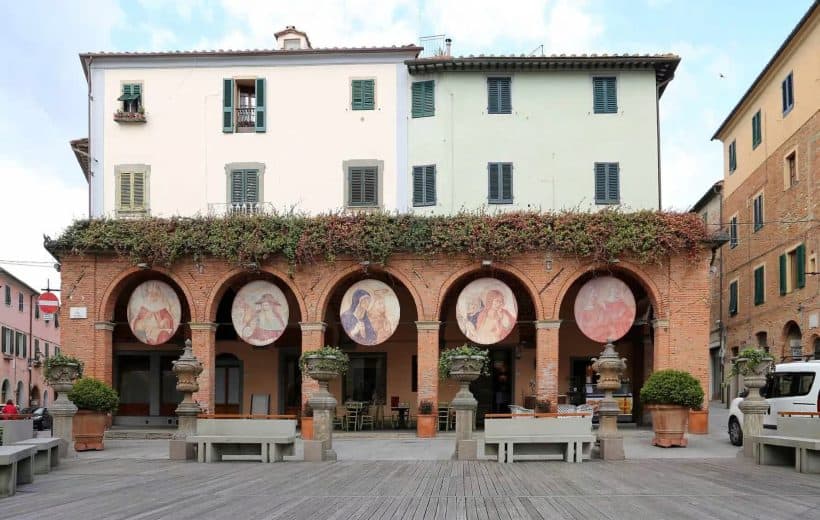 Square of Peccioli, Italy