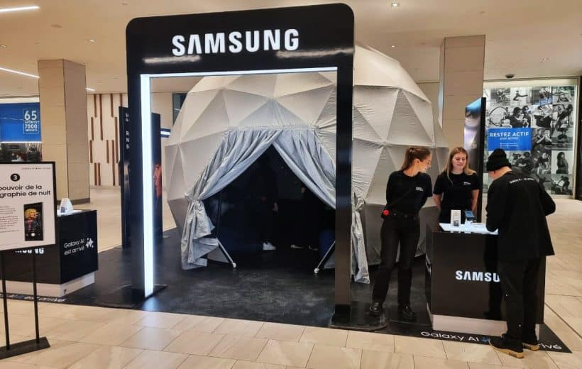 Eventi immersivi proposti da Samsung