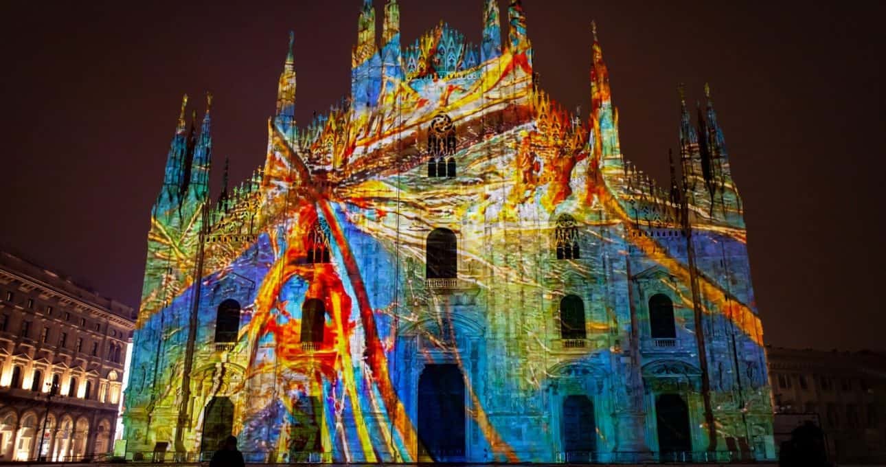 Come realizzare il tuo evento immersivo: esempio di Mapping del Duomo di Milano
