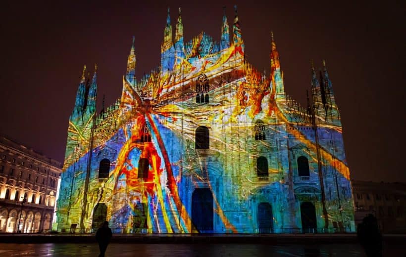 Come realizzare il tuo evento immersivo: esempio di Mapping del Duomo di Milano